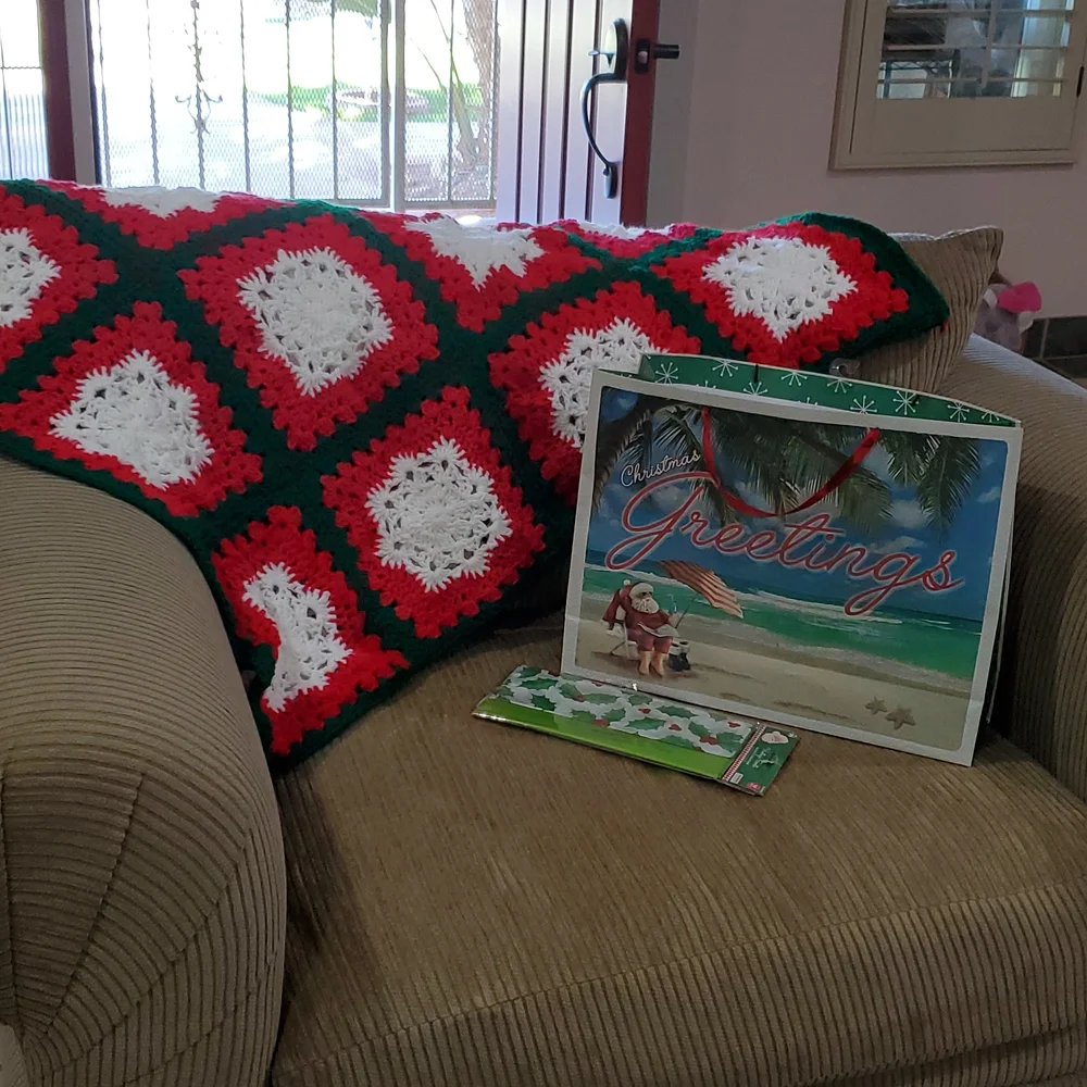 Crochet Christmas afgan
